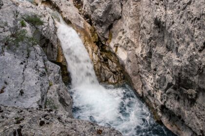 Bashkimi Wasserfall, Albanien