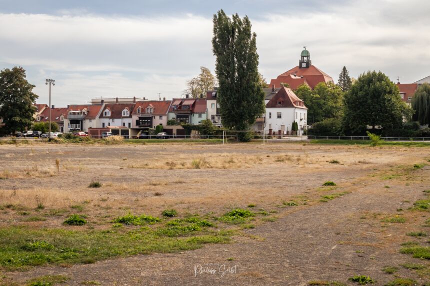 Jahnsportplatz Kamenz, ehemalige Spielstätte des FC Dynamotreue Kamenz 1999