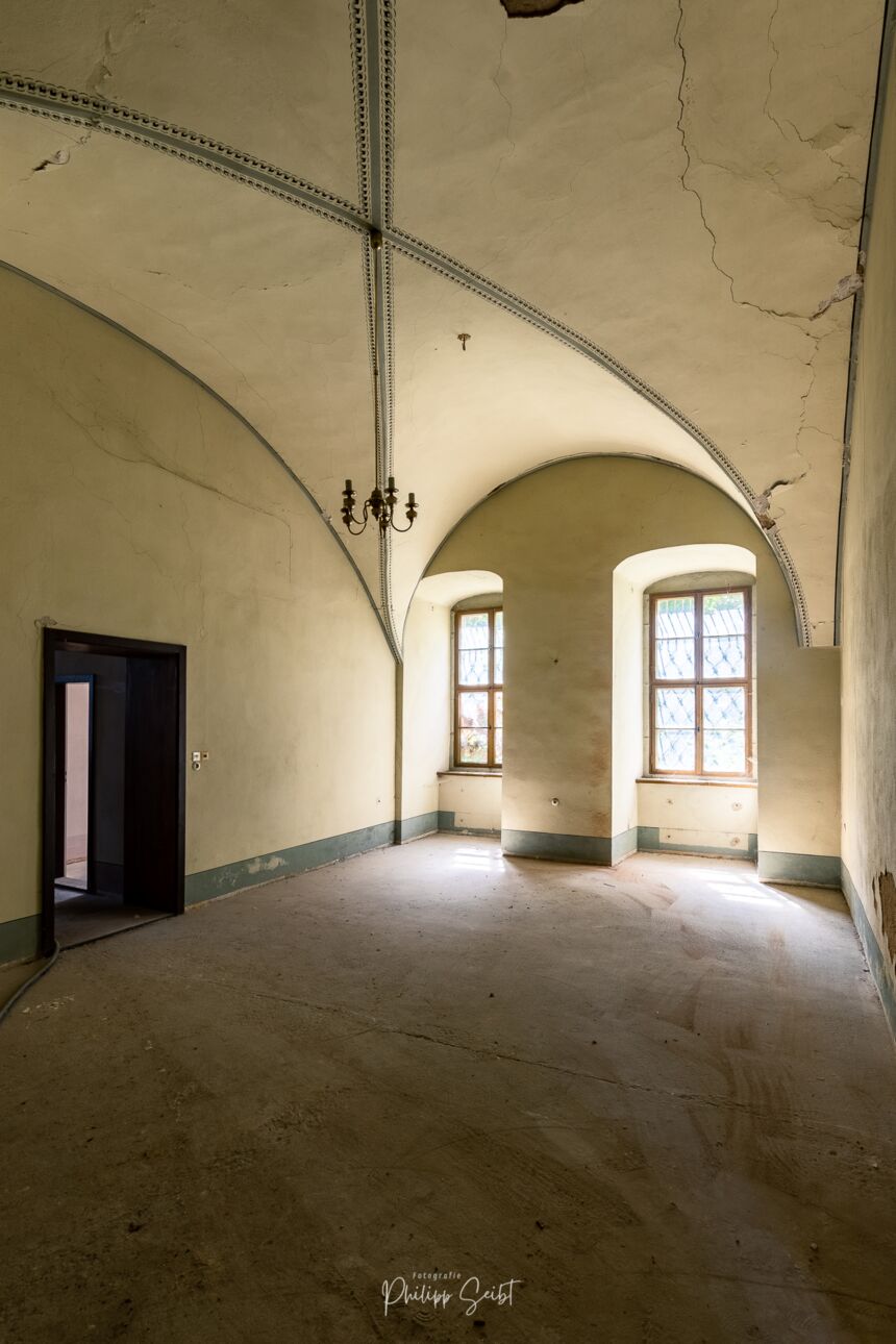 Verlassenes Barockschloss in Sachsen