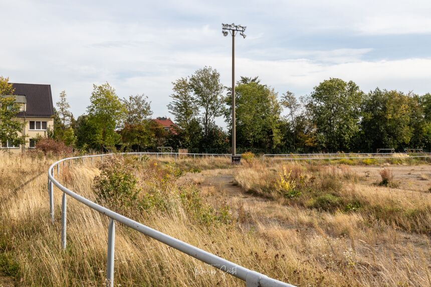 Jahnsportplatz Kamenz, ehemalige Spielstätte des FC Dynamotreue Kamenz 1999