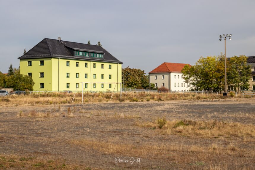 Jahnsportplatz Kamenz, ehemalige Spielstätte des FC Dynamotreue Kamenz 1999